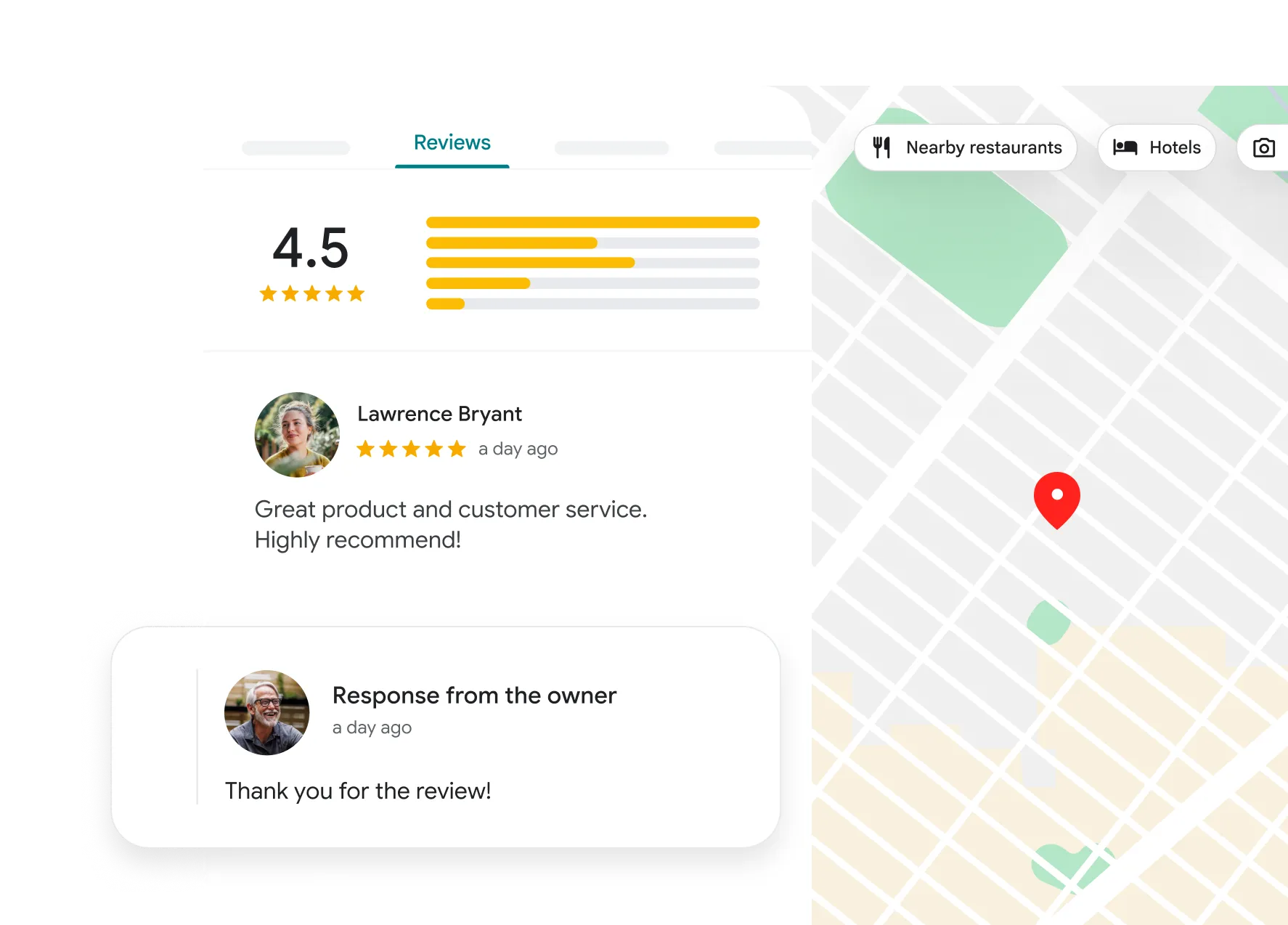 Reviews that win the job